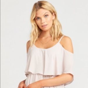 Show Me Your MuMu Caitlin Ruffle Maxi dress